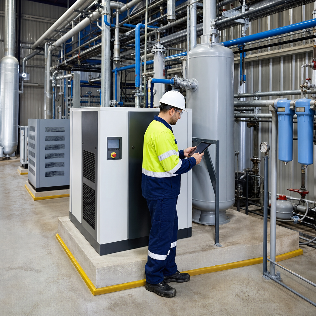 Compressores isentos de óleo garantem ar puro em indústrias