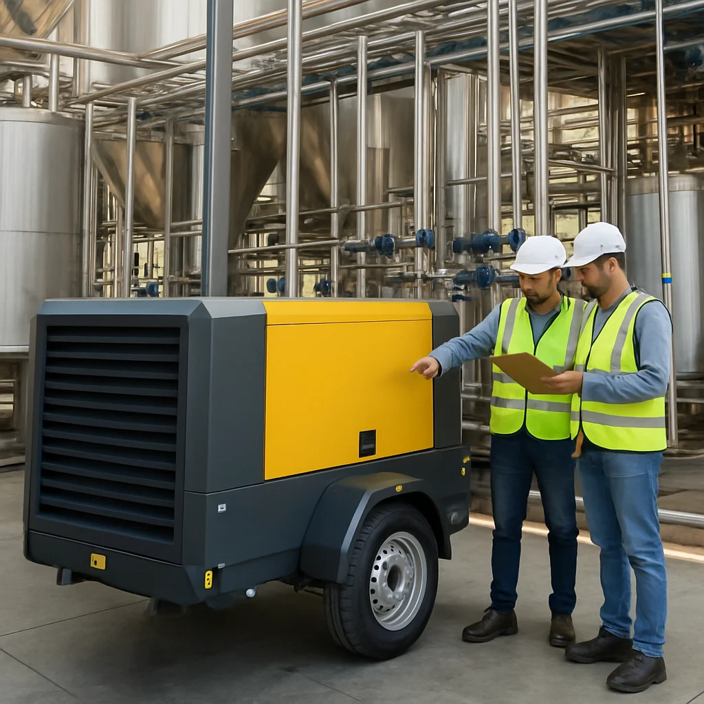 Compressor em Planta de Bebidas