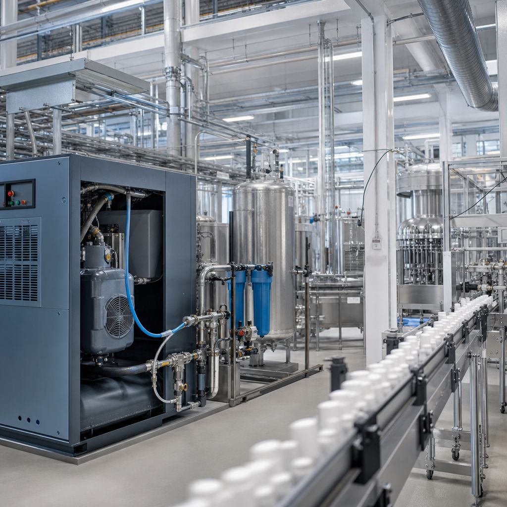 Soluções em ar comprimido industrial garantem qualidade farmacêutica